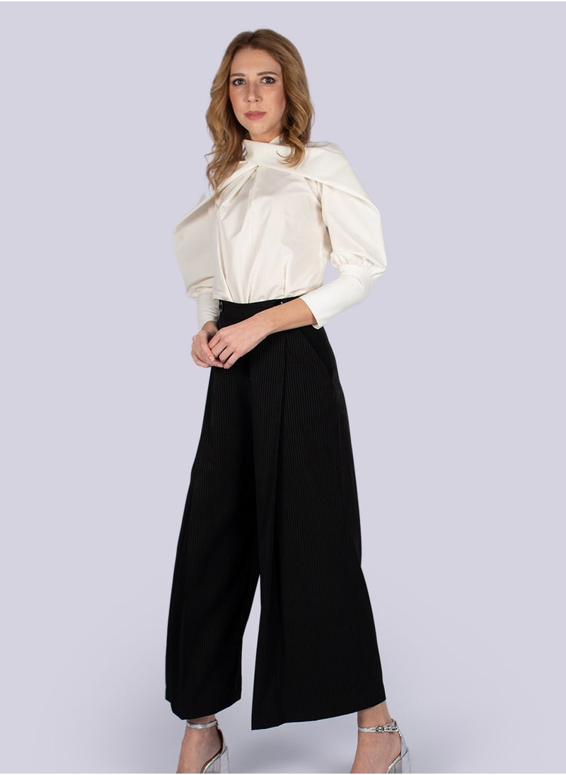 NIVA FASHION HOUSE Sophia - White Casual Shirt  - Image 1