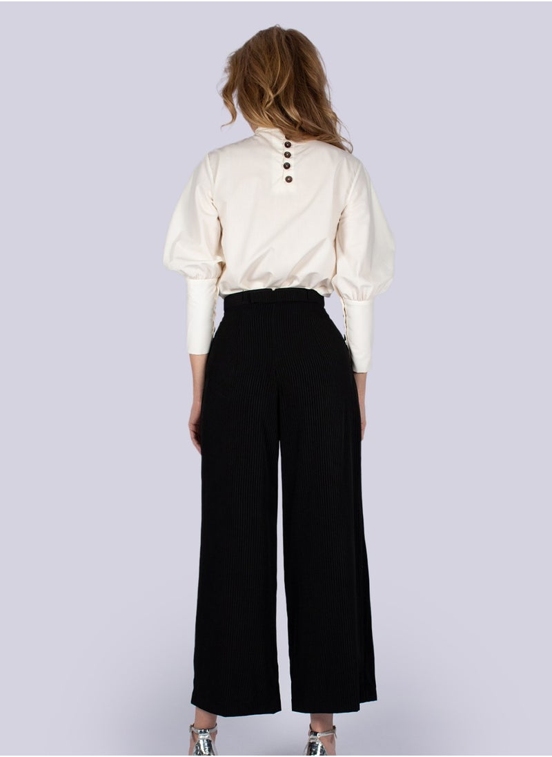 NIVA FASHION HOUSE Sophia - White Casual Shirt  - Image 3