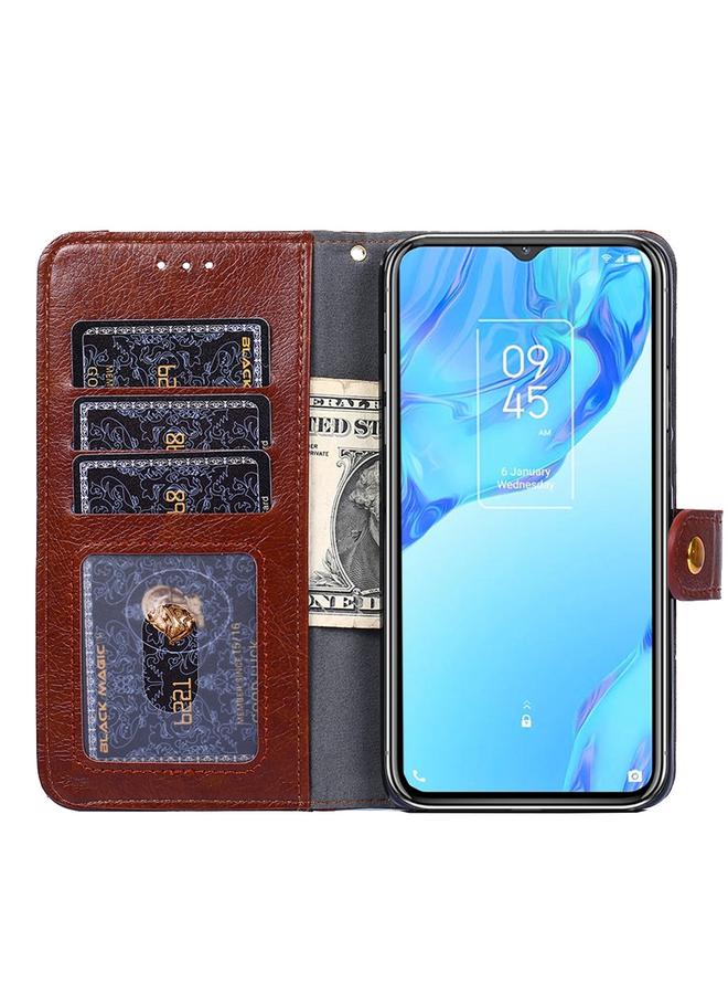 اس-توب جراب هاتف Kyocera KY-51B مصنوع من الجلد مع سحاب - Image 4