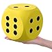 Shappy 6 Inches Foam Dice Fun Filled Large Educational Toy Kawaii Giant Dice Decorative Eva Foam Jumbo Cube Big Square Building Blocks for Game Nights Learning SessionsYellow1 Pc - Image 2