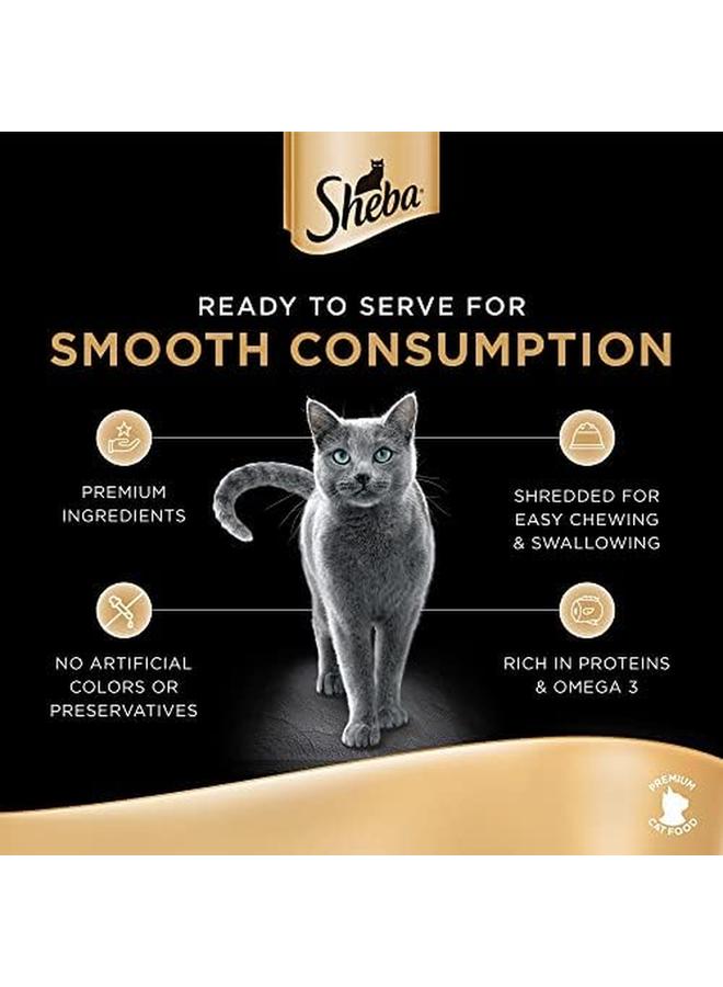 شيبا طعام القطط شرائح الدجاج المقطعة الطبيعية من صدور الدجاج الطبيعية طعام رطب مصنوع للاستهلاك الموثوق غني بالمتطلبات الغذائية الضرورية عبوة 16 × 60 جم - Image 3