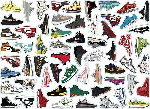 Adniac 120pcs Shoe Sneaker Stickers Vinyl Skateboard Cool no Repeat Notebook Guitar Trolley case Waterproof Stickers car Graffiti The Teen Boys and Girls - Image 3