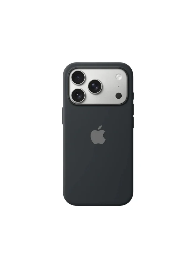 موبكوس جراب Mobcos iPhone 17 Pro أسود بشعار Elite، مصنوع من السيليكون الفاخر، مزود بشحن لاسلكي مغناطيسي | ملمس ناعم كالحرير | حماية مقاومة للصدمات بمعايير عسكرية | توافق مغناطيسي قوي | غطاء أنيق ونحيف