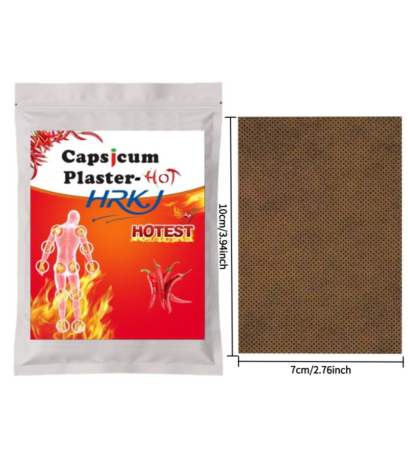HRKJ Capsaicin Heat Patches 45 Pcs Per Pack 8 Hour Long Lasting Warming Relief For Neck Shoulders Waist And Knees Breathable Skin Friendly Hot Compress Self Adhesive Care For Office Sports Home Use - Image 4