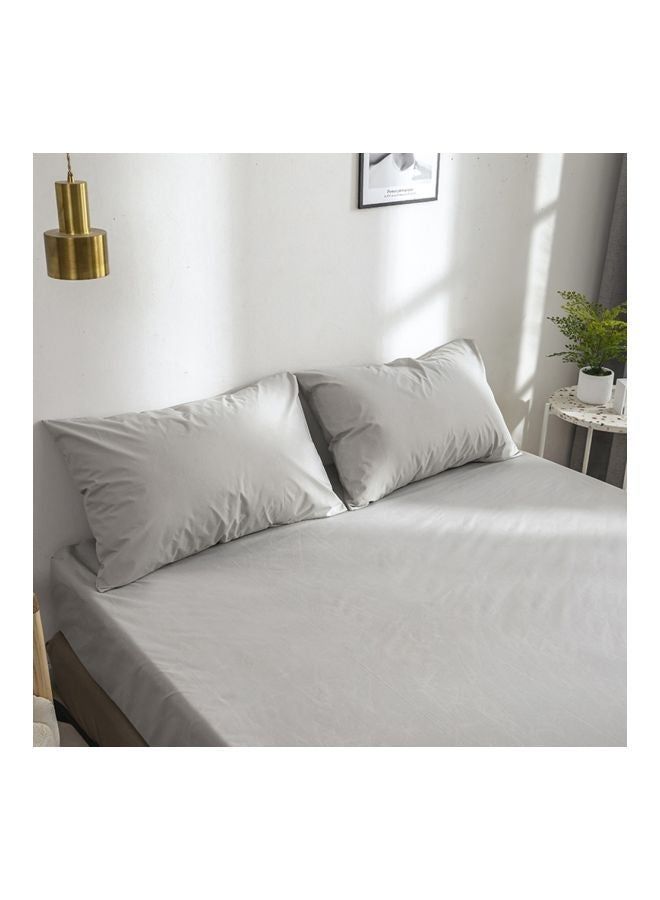 NIBEMINENT Mattress Encasement Cover Polyester Grey Twin - Image 2