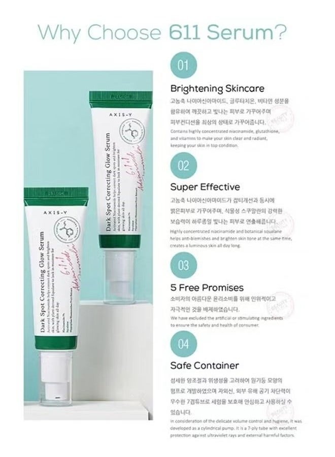 AXIS-Y Brightening And Moisturizing Dark Spot Correcting Glow Serum 50ml - Image 3
