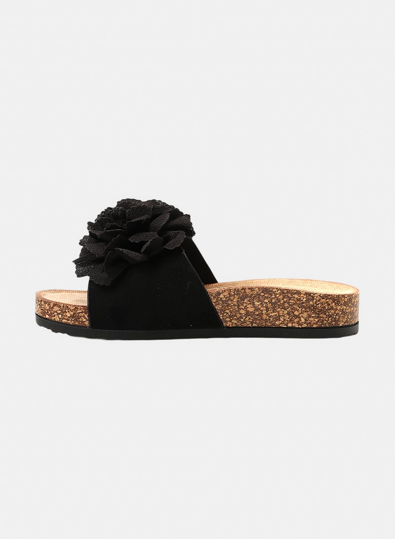 Dejavu Shoes KND-DJTX-006 3D Floral Appliqué Pattern Slippers -  For Women - Image 4