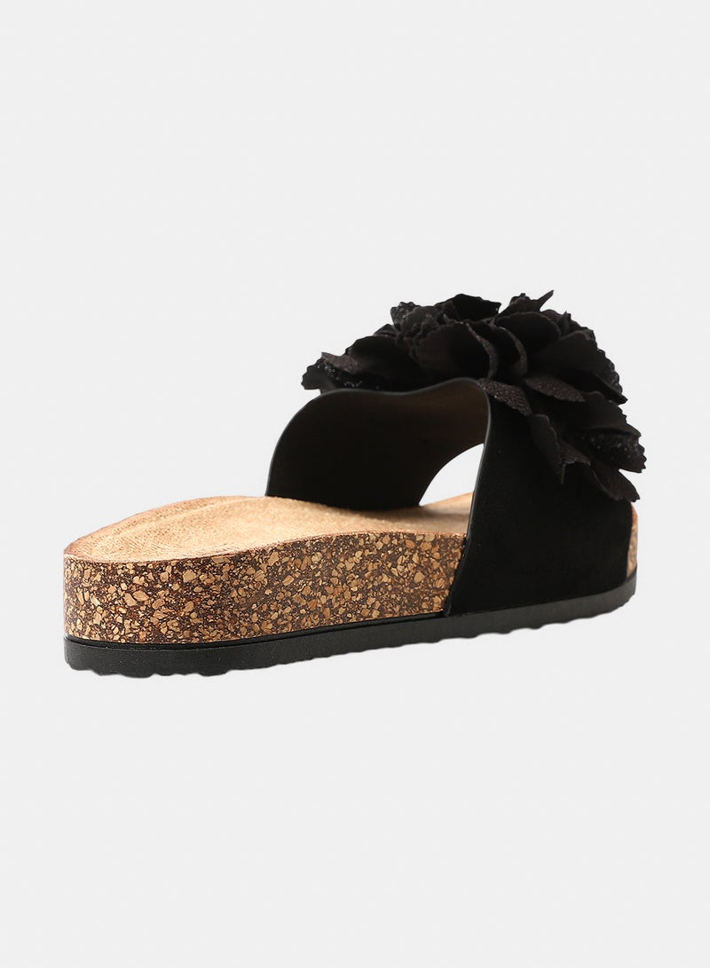 Dejavu Shoes KND-DJTX-006 3D Floral Appliqué Pattern Slippers -  For Women - Image 3