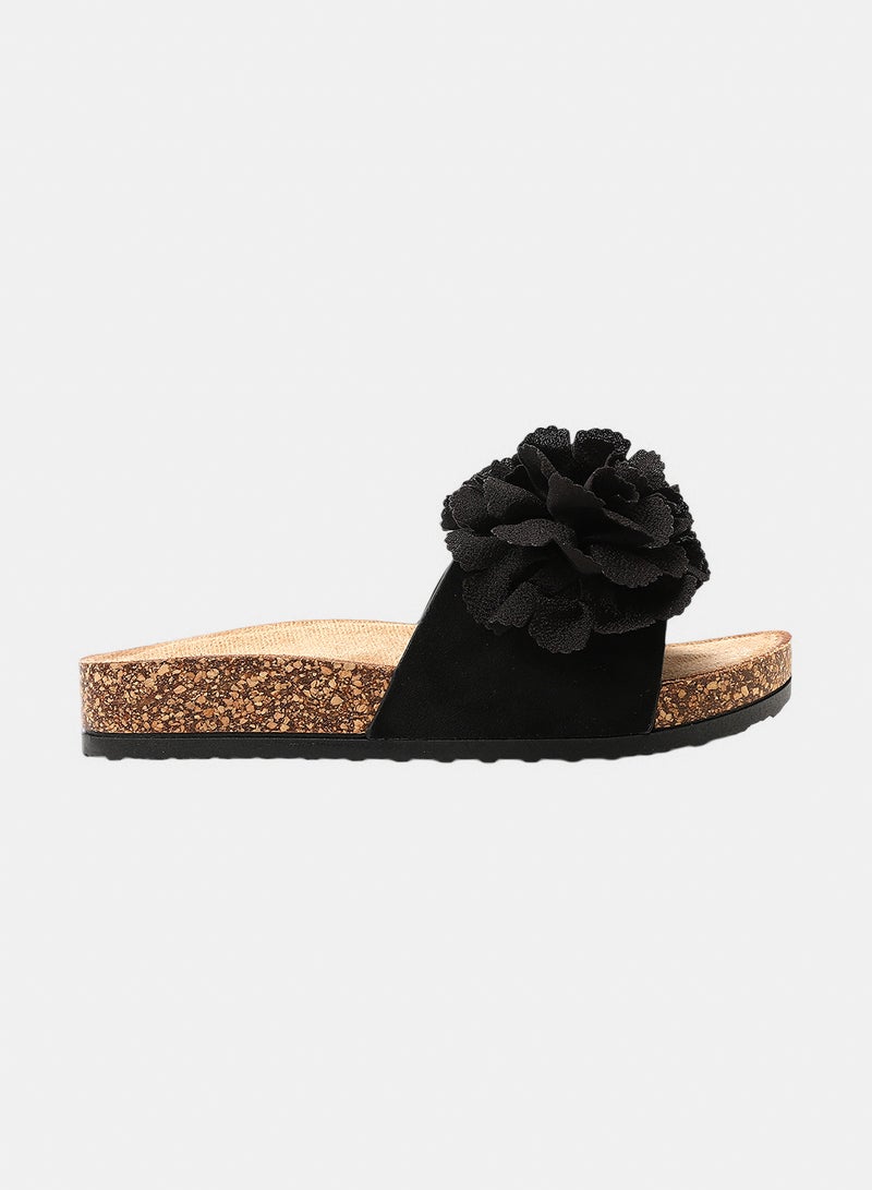 Dejavu Shoes KND-DJTX-006 3D Floral Appliqué Pattern Slippers -  For Women - Image 2