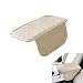 Foelony Car Center Console Cover Leather Waterproof Armrest Cover Protector with 2 Side Storage Bags 787 x 118 Comfort AntiSlip Armrest Seat Box Pad Universal for Most Cars Beige - Image 2