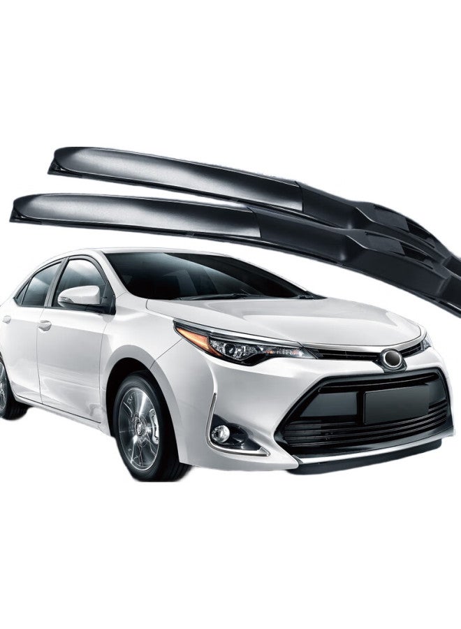 Meisim Toyota Levin 2015-2018 Hybrid Windshield Wipers, 2017 Model 2017 Rubber Strip, 2016 Boneless Wiper Blade, 26/14 - Image 1