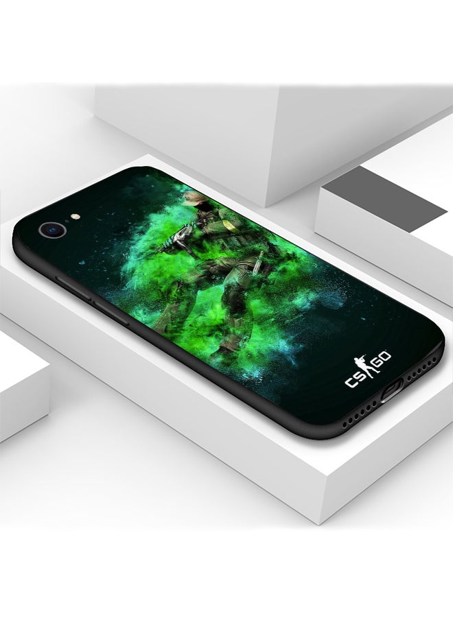 Generic - Protective Shockproof Case Cover For CS GO game green iPhone XR MXY10 Drawing - Image 1