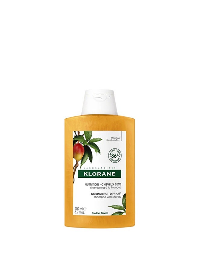 Klorane Mango Butter Shampoo 200ml - Image 1