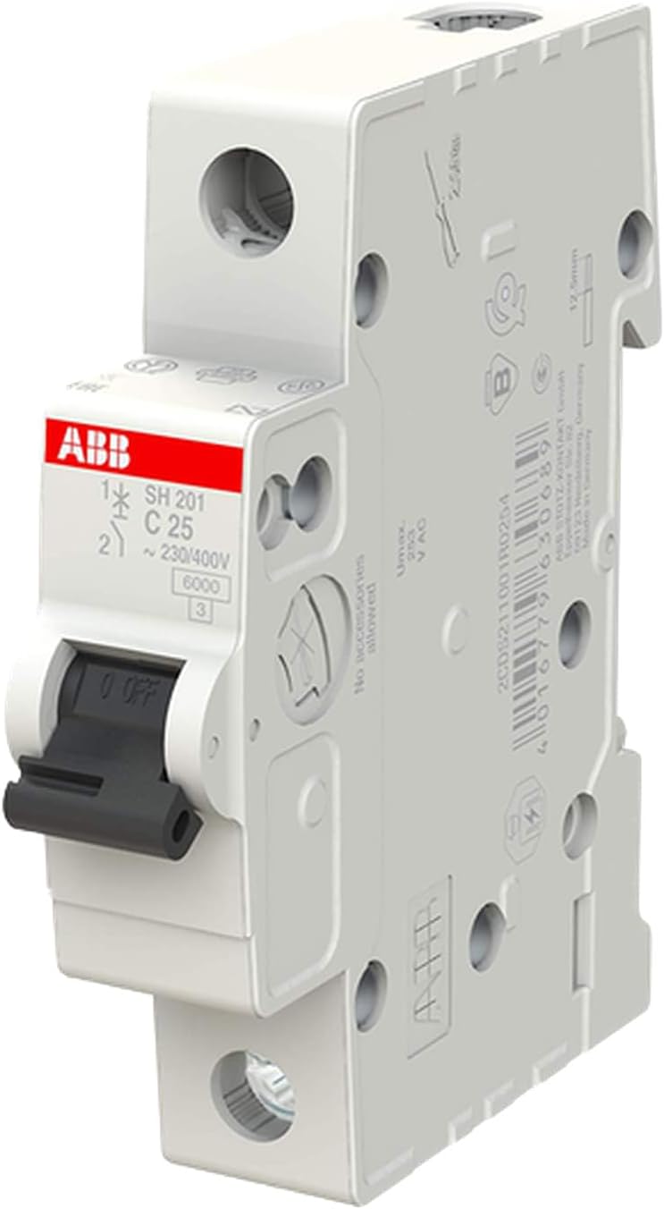 Abb Miniature Circuit Breaker 25A Sp Mcb 6Ka Type C - Image 2