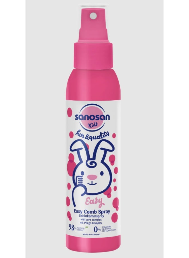 Sanosan Kids Easy Comb Spray 125ml – Gentle Detangling Hair Spray for Children