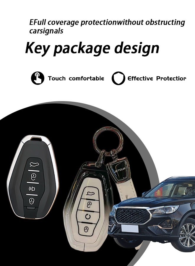 سيارة شيري مفتاح التحكم عن بعد حامي متوافق مع tiggo 8plus tiggo 7plus , و tiggo 9 مفتاح مجموعة - Image 4