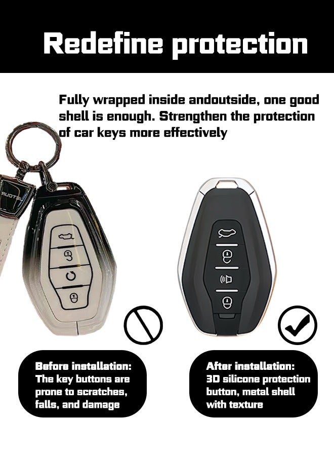 سيارة شيري مفتاح التحكم عن بعد حامي متوافق مع tiggo 8plus tiggo 7plus , و tiggo 9 مفتاح مجموعة - Image 5