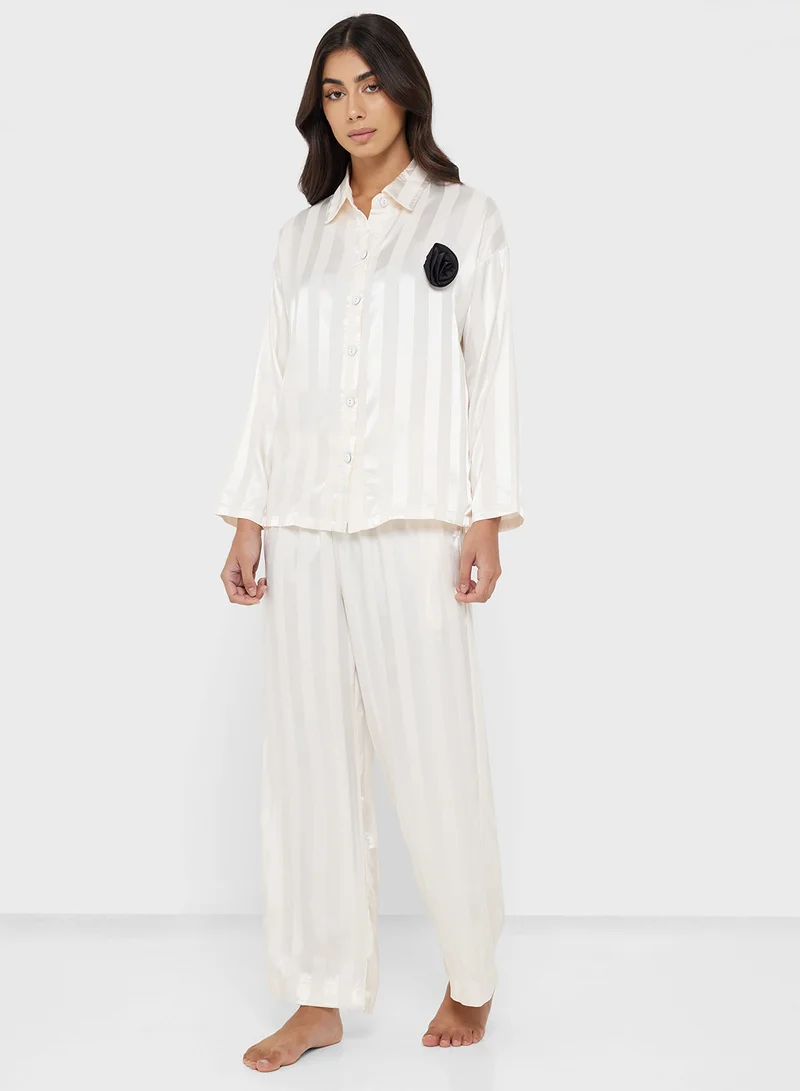 خزانة Striped Pyjama Set