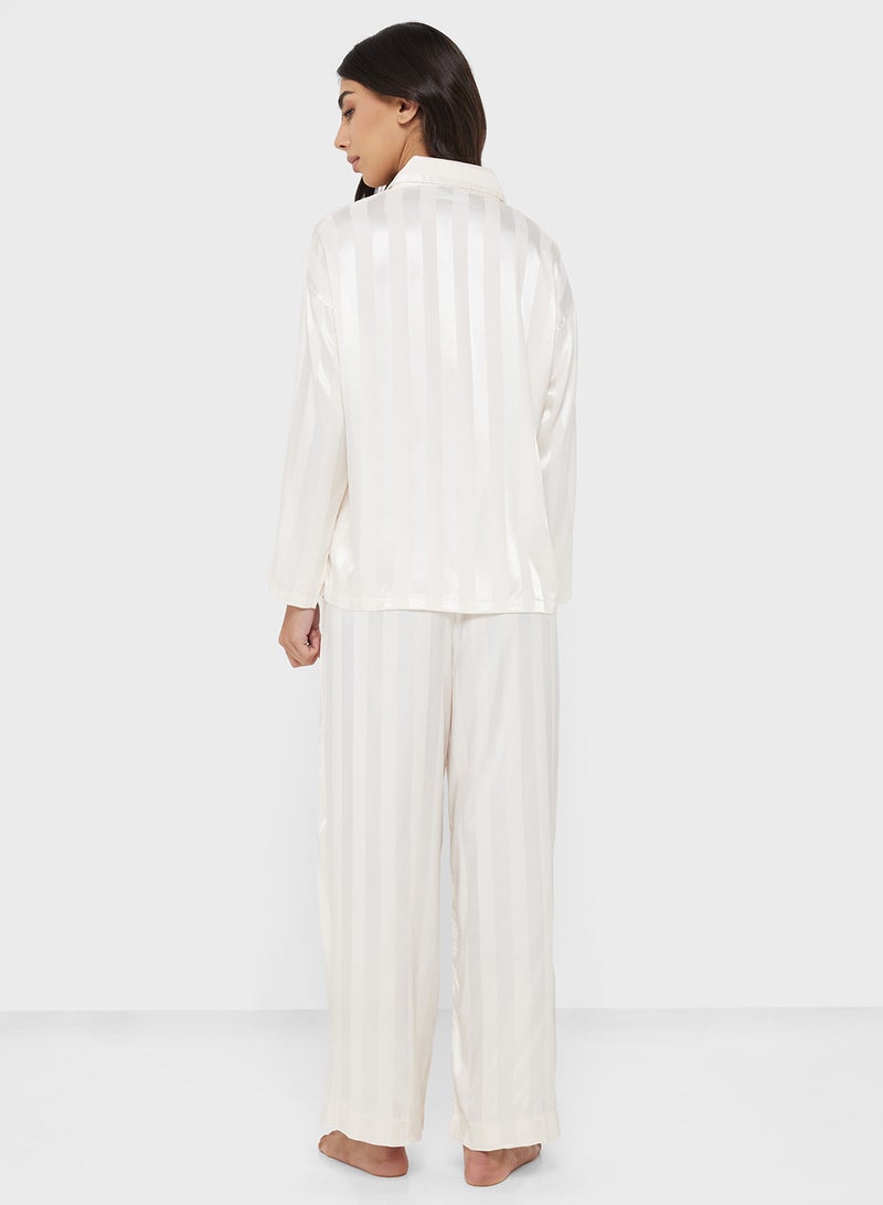 Khizana Striped Pyjama Set - Image 2