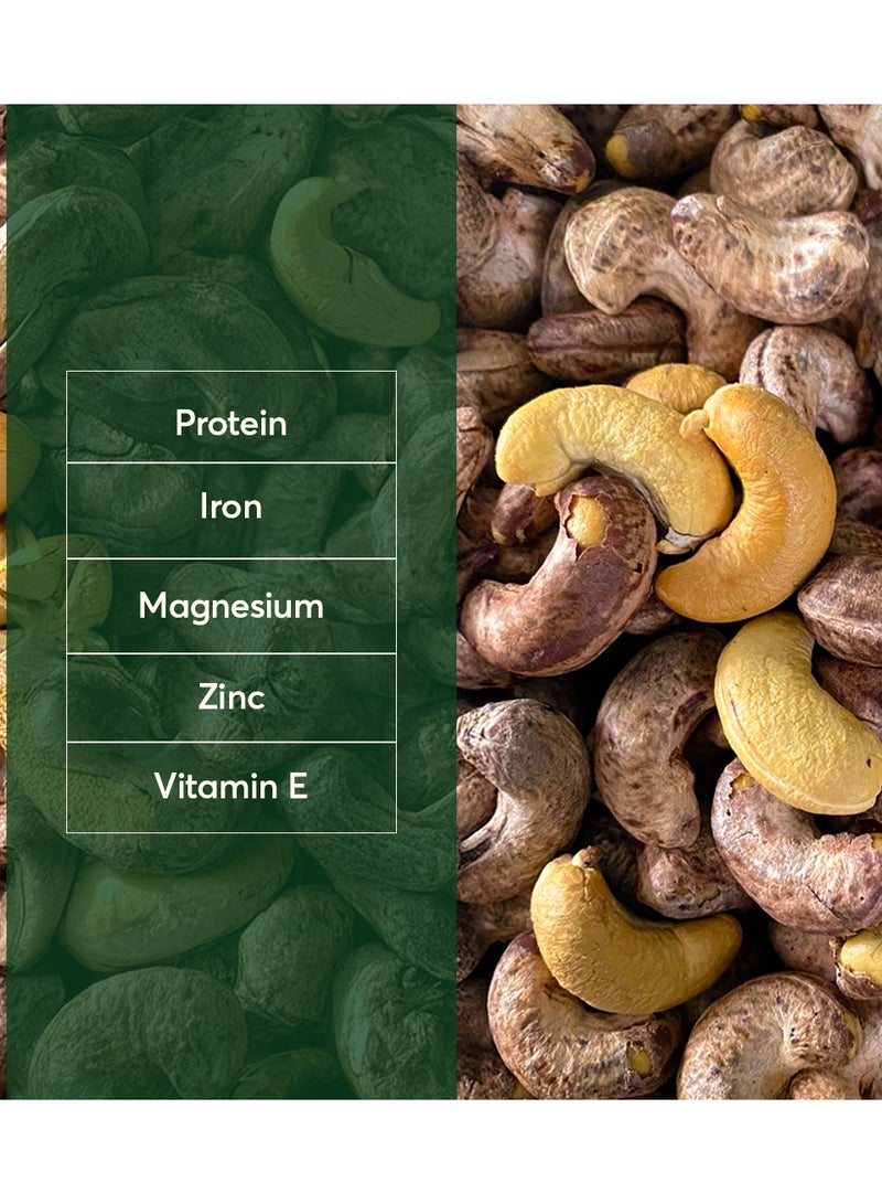 The Caphe Vietnam Premium Cashew Nuts - 500 G | Wood-Baked, Roasted Cashew | Salted with Skin | Size A VIP | Vietnamese Cashew, Ready-to-Eat Nuts - Image 4