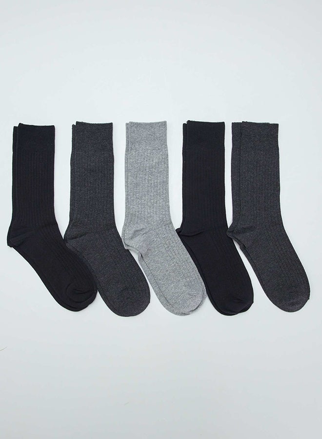 Kiabi Pack of 5 pairs of ribbed socks  - Image 2