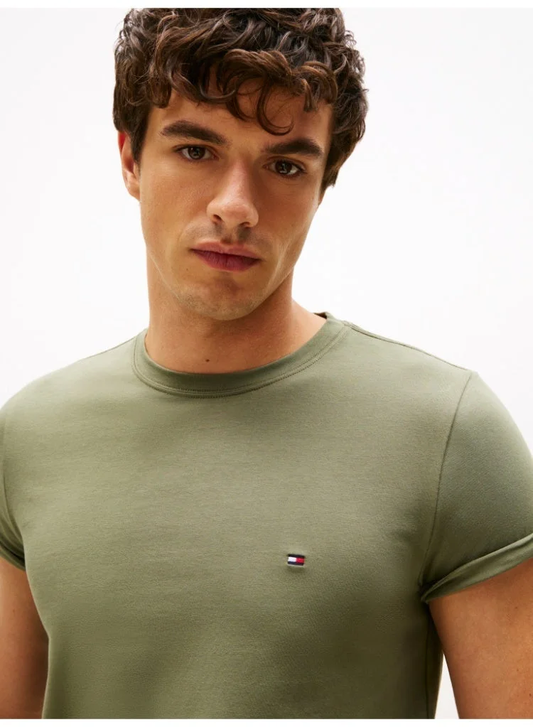 TOMMY HILFIGER Slim Jersey Crew Neck T-Shirt