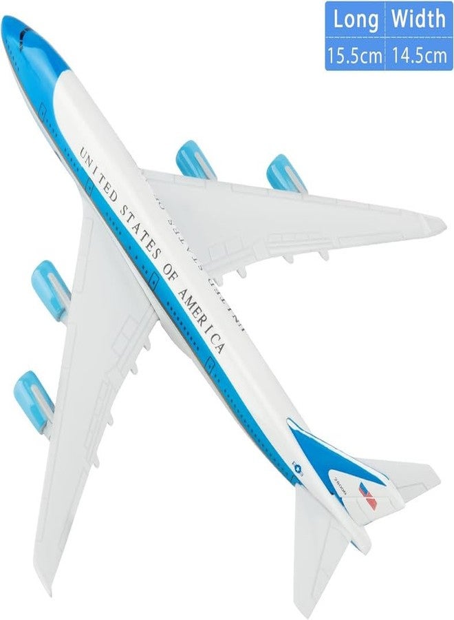WELLINGSTON United State of America A320 Diecast Aircraft Model |16 Cm Scale with Display Stand | Realistic Metal Airplane Replica for Aviation, Collectors Desk, Table Decoration | Aircraft Gift - Image 3