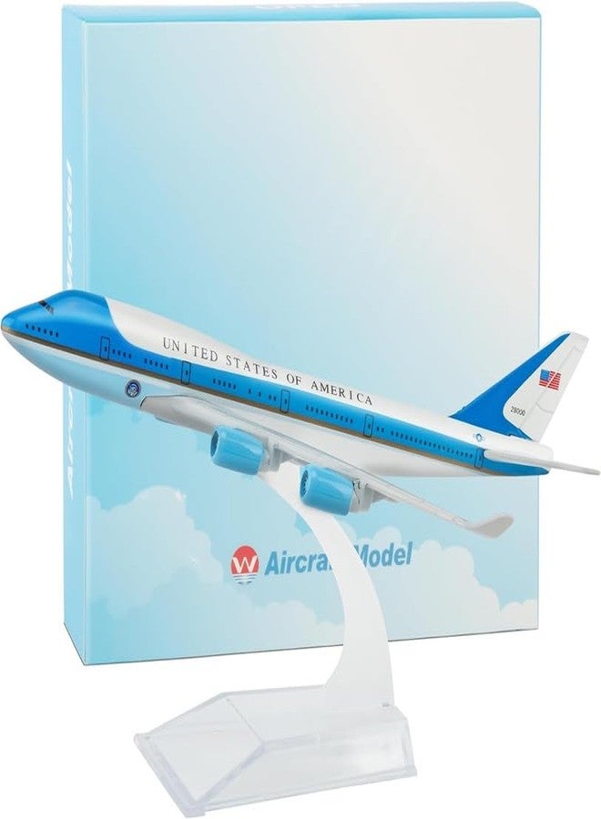 WELLINGSTON United State of America A320 Diecast Aircraft Model |16 Cm Scale with Display Stand | Realistic Metal Airplane Replica for Aviation, Collectors Desk, Table Decoration | Aircraft Gift - Image 1