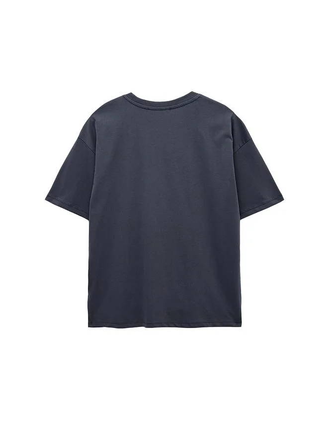 Koton  Crew Neck T-Shirt  | Best Price UAE