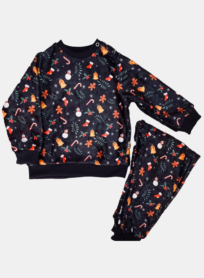 Little Bunnies Girls Secret Santa Fleece Pyjama - Image 2