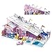HSANHE Pink Girls Ski Resort Winter Village House Building Set Compatible with Lego Friends Snow Cabin Collection Construction Educational Toy for Kids Age 812 and Up 1042 PCS - Image 3