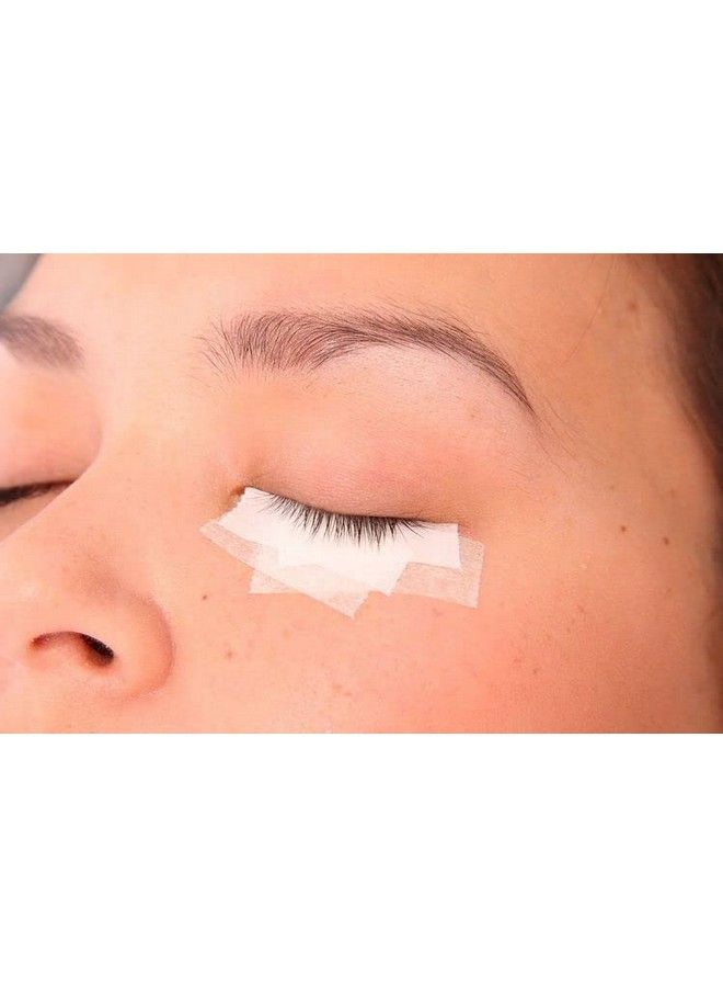 BID Eyelash Extension Lint Breathable Nonwoven Cloth Adhesive Paper Tape For False Lashes Patch Pack Of 2 Pcs (White) - Image 4