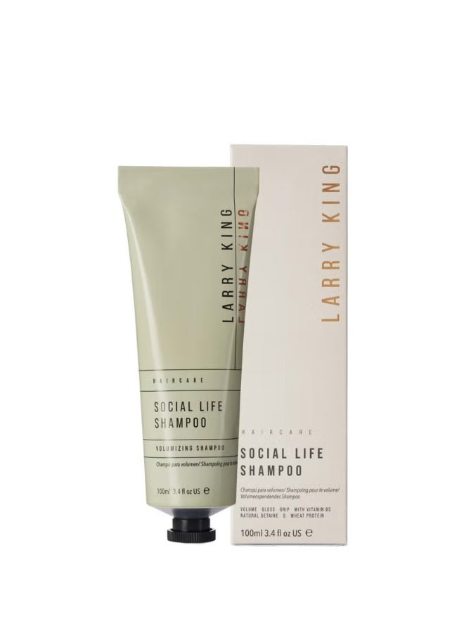 Larry King Haircare Social Life Shampoo 100ml - Image 1