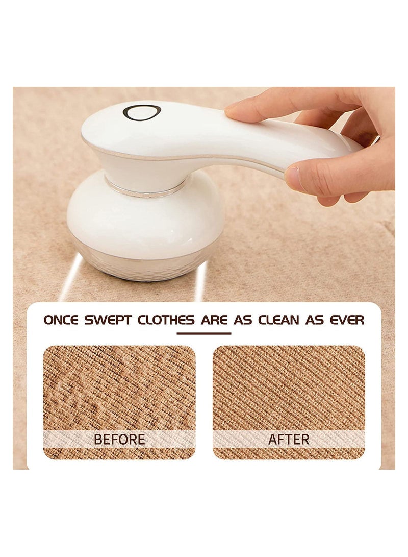 Y&D Fabric Shaver, Rechargeable Portable Electric Lint Remover with 2 Extra Replaceable Blades, Effective Shaver for Clothing Furniture Carpet Balls Bobbles, Pill Fuzz - Image 4