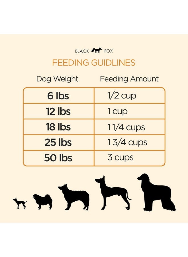 Black Fox BLACK FOX Raw Freeze Dried Dog Food - Chicken & Salmon Entrée - Complete Meal - 1.1lb - Image 4