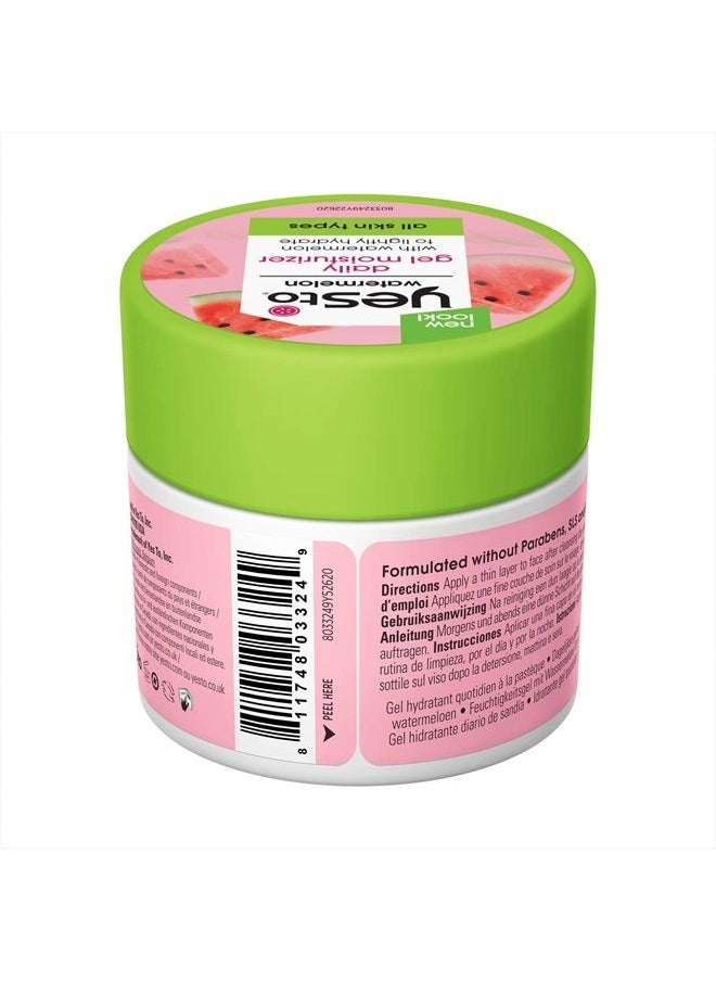 Yes To Watermelon Daily Gel Moisturizer, Plumping Moisturizer That Improves Texture & Refreshes Your Skin, With Antioxidants, Sodium Hyaluronate & Vitamin C, Natural, Vegan & Cruelty Free, 1.7 Fl Oz  - Image 5