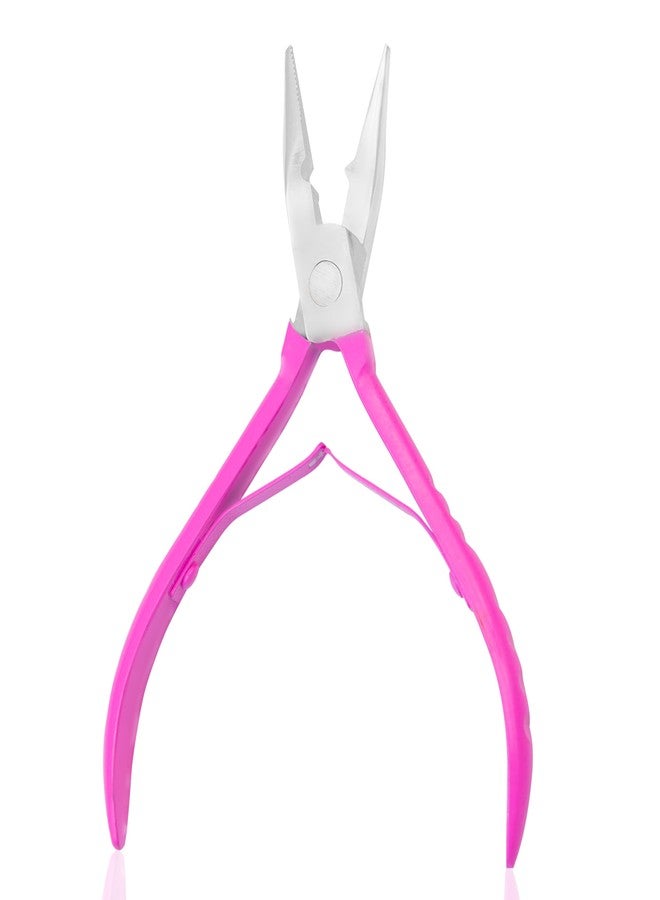 SIVOTE Hair Extension Pliers for Bead Extensions, Pink- Extension Tool Kit for Micro Links, Hair Extensions Pliers, and Seamless Beads Closure - Image 1