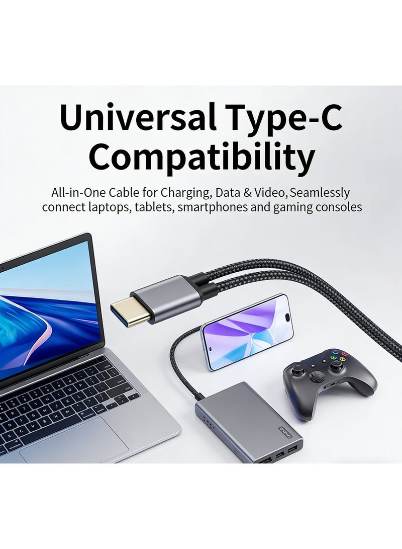 syta Bundle 5 X USB type C To type-C Super Fast Charging Cable  For iPhone 16/15, iPad, Macbook, Samsung - Image 4
