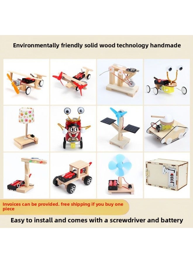 Science Gadget General Diy Science And Technology Small Production Materials For Students And Children Science Experiment Suit-Specifications:Creative Cans Robot