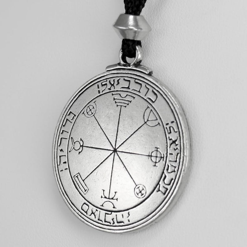 Pepi Talisman of Mercury Key of Solomon Pentacle Amulet Necklace - Image 3