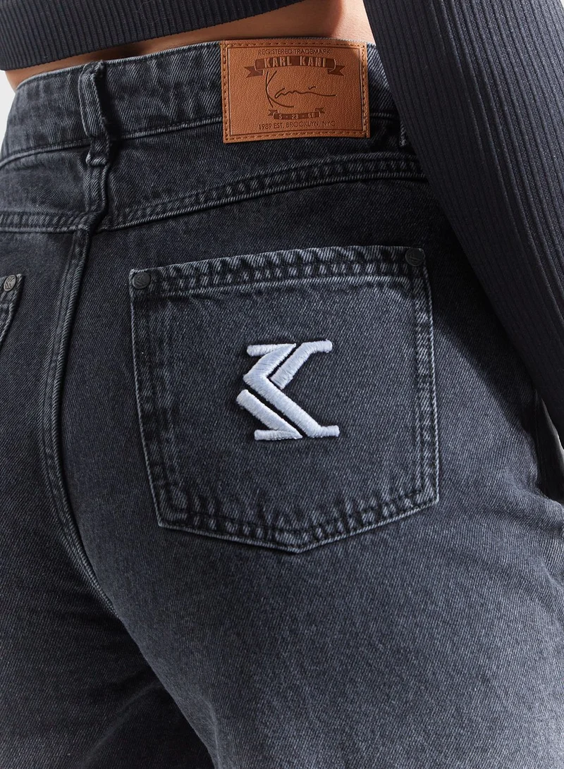 Karl Kani Logo 5 Pocket Wide Denim