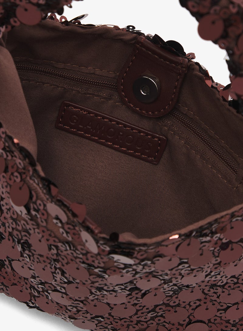 GLAMOROUS Casual Sequin Shoulder Bag - Image 5