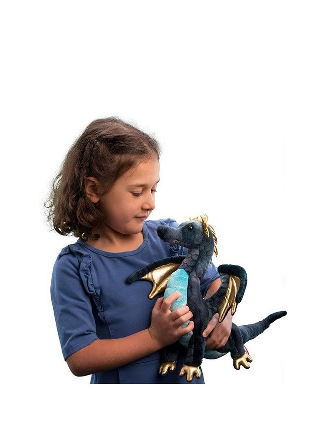 Douglas Aragon Navy Dragon Plush Stuffed Animal - Image 2