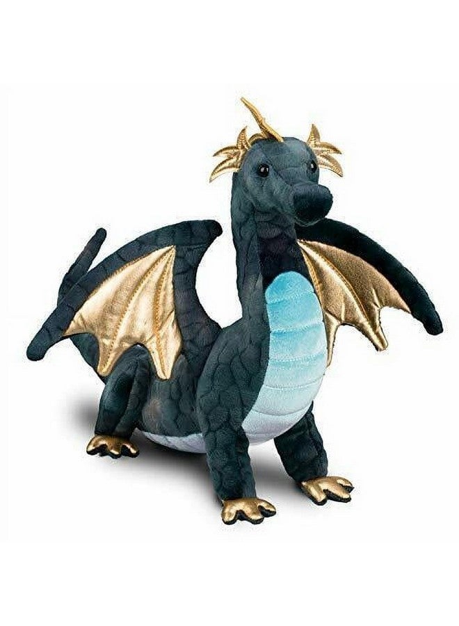 Douglas Aragon Navy Dragon Plush Stuffed Animal - Image 1