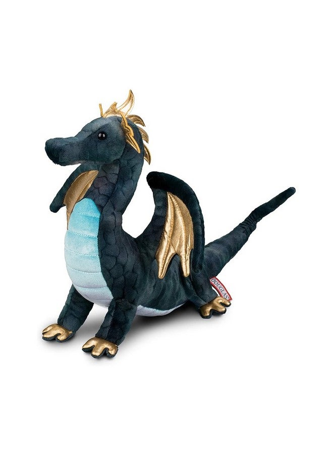 Douglas Aragon Navy Dragon Plush Stuffed Animal - Image 3