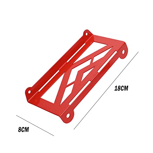 Canitu Red LS1 ECM ECU PCM LSX CNC Cut Engine Computer Mount Bracket Mounting Conversion Brackets Powertrain Control Module Replacement for Pcm Swap 6.0 5.3 LQ9 LM7 0411 C10 C-10 - Image 4