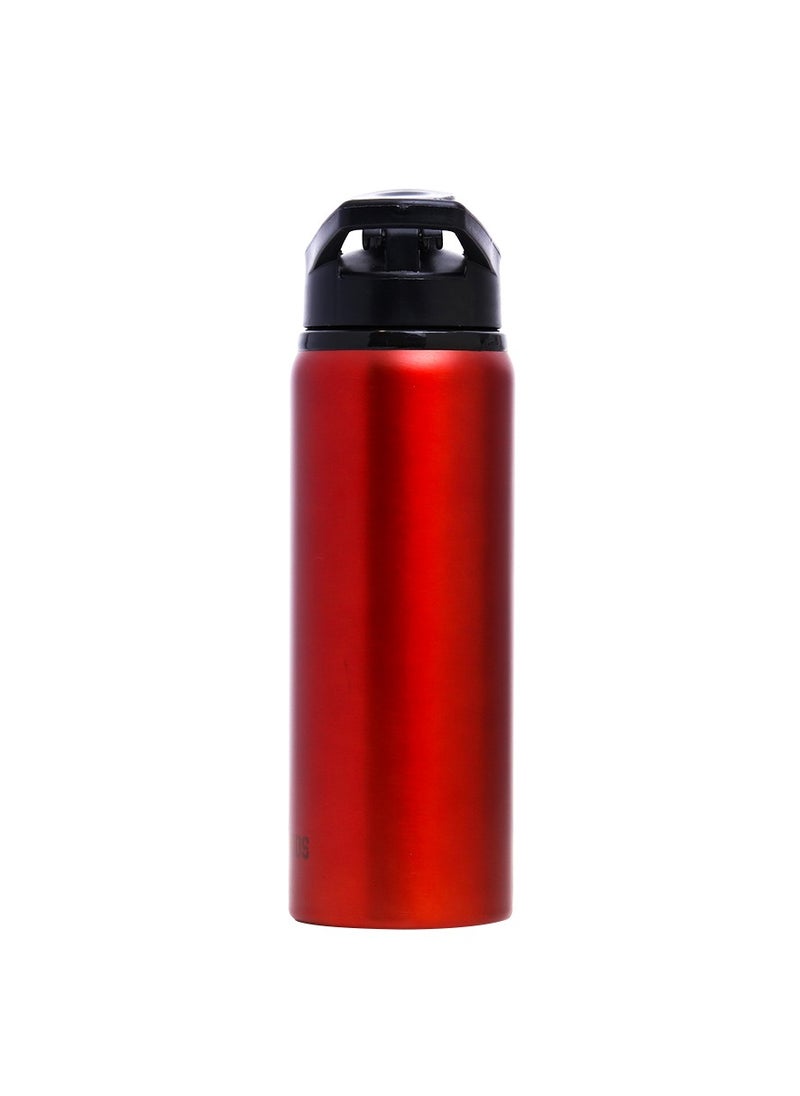 Eazy Kids Stainless Steel Sports Water Bottle - Red, 700Ml  - Image 2