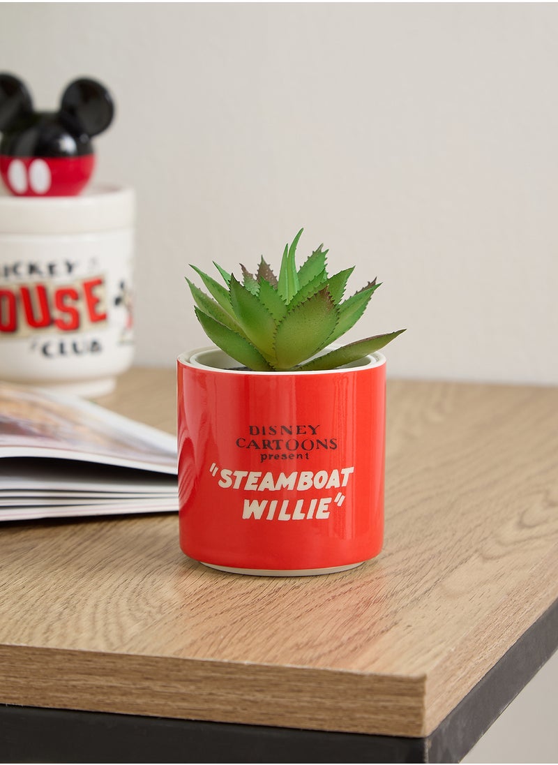 Half Moon Bay - Disney Mickey Mouse Plant Pot Faux Boxed 6.5Cm - Image 1