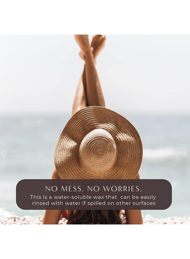 Herbdiva Aloevera Hair Removing Wax 600gm, Professional Care Waxing, Natural Strip Wax, for All Skin Types | With Strips & Spatulas - Image 2