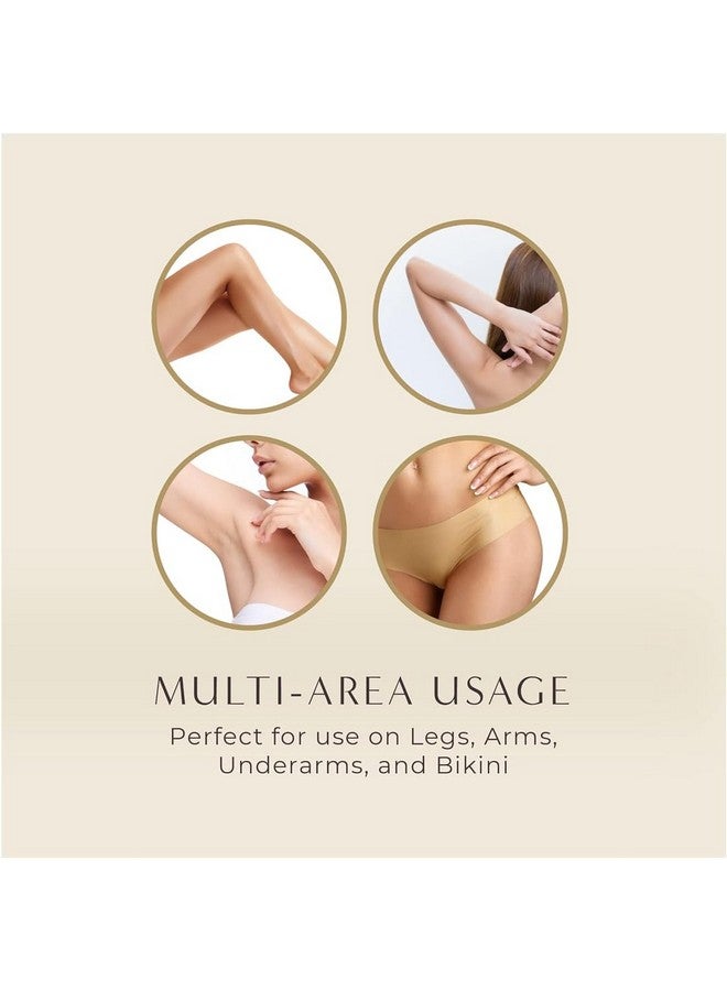 Herbdiva Aloevera Hair Removing Wax 600gm, Professional Care Waxing, Natural Strip Wax, for All Skin Types | With Strips & Spatulas - Image 3